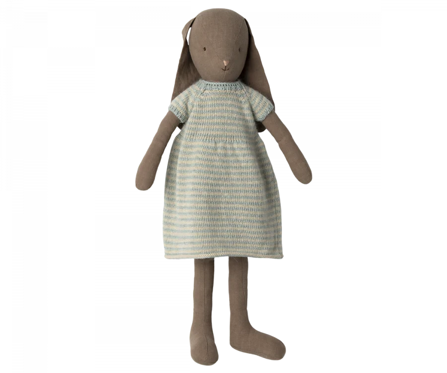 Maileg Bunny Size 4, Brown - Knitted Dress 6 Maileg Bunny Size 4, Brown - Knitted Dress - Image 4