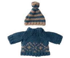 Maileg Extra Clothing: Knitted Sweater And Hat For Dad Mouse -Maileg 17 4307 00 2000x png