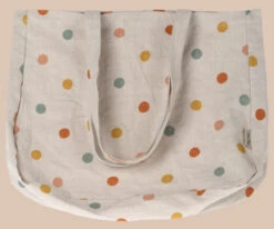 Maileg Tote Bag With Multi Dots - Small
