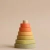 Mini Wooden Pyramid Stacker - Flower Meadow 1 Mini Wooden Pyramid Stacker - Flower Meadow -Maileg 2J2A1094