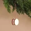 Maileg Metal Ornament, Large Drum - Red