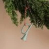 Maileg Metal Ornament, Trumpet -Mint