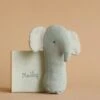 Maileg Lullaby Friend Rattles,Elephant -Light Dusty Blue