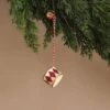 Maileg Metal Ornament, Small Drum - Red