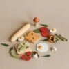 Sabo Concept Handmade Wooden Breakfast Set - Vegetarian