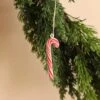Maileg Christmas Metal Ornament - Sugar Cane - Stripe