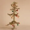Maileg Christmas Tree - Gold With Red And Green
