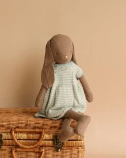 Maileg Bunny Size 4, Brown - Knitted Dress