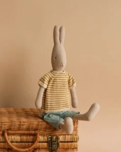 Maileg Rabbit, Size 3, Classic - Knitted Shirt And Pants