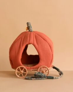 Maileg Pumpkin Carriage, Mouse