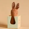 Maileg Lullaby Friend Rattles, Bunny Rattle - Chocolate