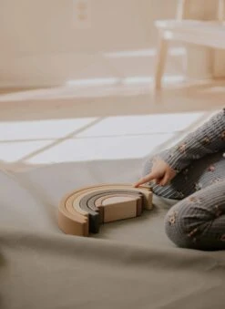 Sabo Concept Handmade Rainbow Stacker - Mustard -Maileg 309fc93e6c5868b060f1c18fd66defdc590940f7086ead4df28cb3bcd8dcf404 jpeg