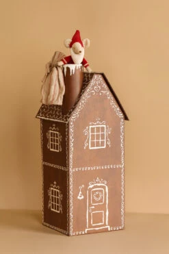 Maileg Cardboard Two-Story Gingerbread House