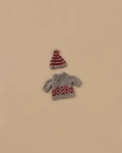 Maileg Extra Clothing: Knitted Sweater And Hat For Mom Mouse