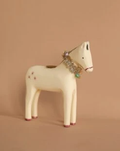 Maileg Wooden Horse Candle Holder - Small