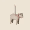 Maileg Wooden Candle Holder - Rose Lamb
