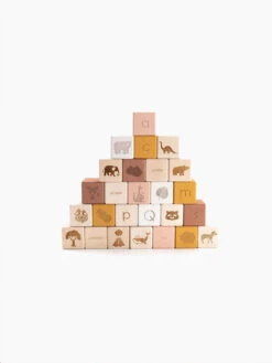 Alphabet Wooden Blocks - Rose -Maileg saboconcept 84821a786ebefc5dcf392fbe7596dd5d